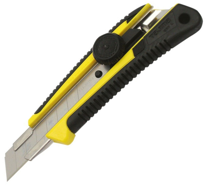 Нож технический, серия Техно 18 мм, метал.корпус, метал.фиксатор